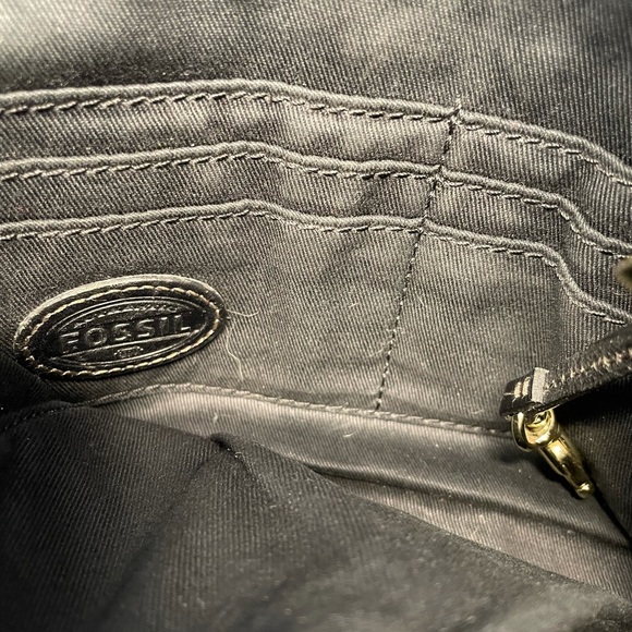 Fossil Black Leather Crossbody or Shoulder Bag - Picture 16 of 16